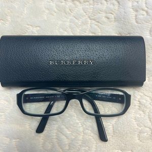 Authentic Burberry Kids eye glasses/frames and case in excellent condition